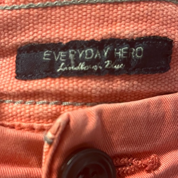 Everyday Hero Lindbergh stretchquality dark coral colored size 32-34 jeans. EUC. - Picture 11 of 15